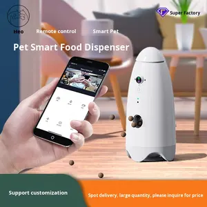 Distributeur automatique de nourriture chronométrée et quantitative pour animaux de compagnie avec contrôle vidéo à distance WiFi pour chiens chats bols en plastique écologiques - Product Image 4