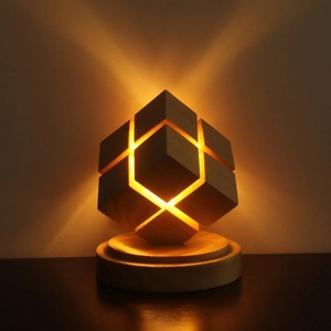 Night <b>Light</b> New Arrival Art Personalised Night <b>Light</b> Magic <b>Cube</b> Acrylic Led Table Lamp - Product Image 4
