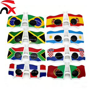 Gafas con Forma de Bandera en Oferta, Gafas de Sol de Plástico para Fanáticos del Fútbol, Accesorios Divertidos para Fiestas y Fotografía - Product Image 2