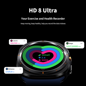 Hd8 울트라 PK W7 스마트 워치 7 울트라 IP68 방수 남성 스포츠 아웃도어 Hd <span class=keywords><strong>8</strong></span> Hd8ultra 러기드 업그레이드 W7 스마트워치 Hd8 울트라 - Product Image 6