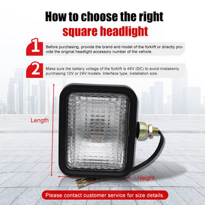 Tcm FB10-30-6/7/8 48v חזית קדמית מרובע | PN277H2-42001 & LL18-005A | ip67 עמיד למים עם 3 מ "מ - Product Image 3