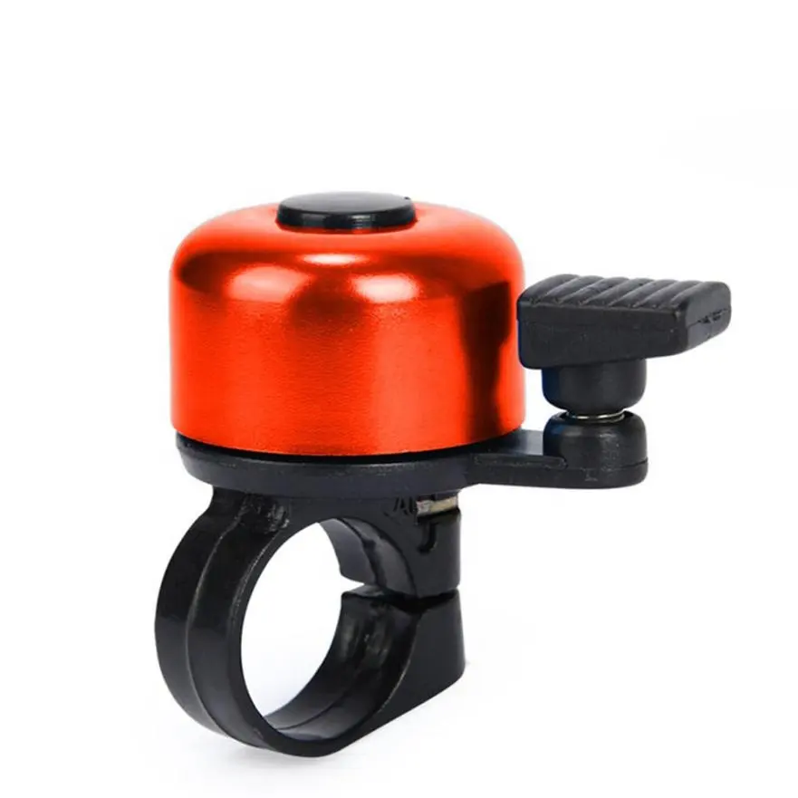 Black bicycle bell horn sound alarm bicycle accessories outdoor protection for safety bicycle handlebar metal ring horn