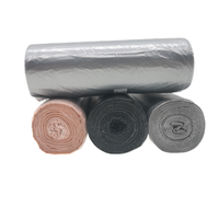 Sacs d'emballage en plastique HDPE robustes et durables avec logo personnalisé, thermosoudés, à soufflets latéraux, avec marquage à chaud pour les sacs poubelles