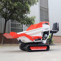Livraison gratuite!!!Mini Dumper Track 0.5 tonnes 0.8 tonnes Brouette Mini Crawler Dumper EPA CE à vendre