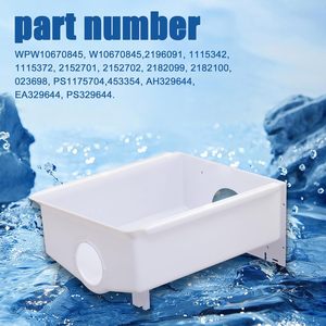 W10670845 AP6023698 Piezas <span class=keywords><strong>de</strong></span> repuesto para máquina <span class=keywords><strong>de</strong></span> <span class=keywords><strong>hielo</strong></span> Refrigerador Cubo <span class=keywords><strong>de</strong></span> <span class=keywords><strong>hielo</strong></span> Compatible <span class=keywords><strong>Kitchenaid</strong></span> Refrigerador Cubo <span class=keywords><strong>de</strong></span> <span class=keywords><strong>hielo</strong></span> - Product Image 6