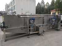 Pasteurisateur pour jus, lait et tomates, machine de pasteurisation avec pompe, chauffage tunnel haute précision, capacité de 1000 à 3000 bouteilles/heure