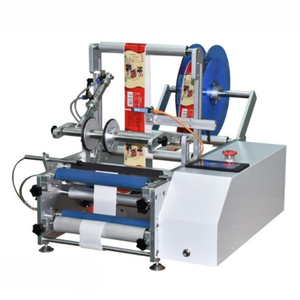 Machine d'étiquetage portable semi-automatique à entraînement électrique pour bouteilles, idéale pour l'emballage de boissons en métal et en verre - Product Image 6