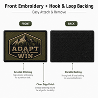 Parches de Velcro con Bordado Personalizado |   Parches Personalizados Termoadhesivos o para Coser |   Diseña tu Propio Parche con Logotipo y Nombre para Chaquetas y Gorras