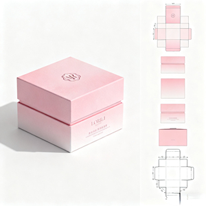 Tùy Chỉnh Cứng Nhắc Bìa Tuck Top Logo Dập Nổi Mặt Kem Nail Đánh Bóng Dầu Gấp Thẻ Hộp Miếng Bọt Biển Lót Tái Sử Dụng Từ Tính - Product Image 6