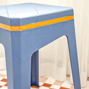 Tabouret en plastique Hengfeng 365x365x465mm empilable pour la maison et l'extérieur, design scandinave, style moderne - Product Image 2