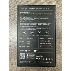 DF CW01 4G+BT Calling Smart Watch 2.01"Large <b>HD</b> Display TFT IP67 Waterproof 530mAh Battery Heart Rate Sleep Monitor Blood Oxygen - Product Image 2