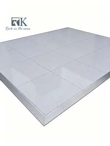 Pista de baile de instalación rápida en blanco y negro para bodas, ceremonias, banquetes, hoteles y eventos en interiores. - Product Image 1