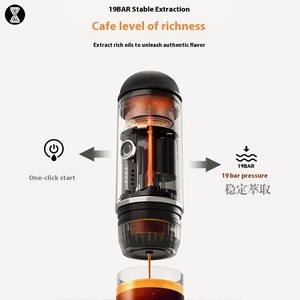 Smart Wireless Heating Espresso Machine Dual-Purpose <b>Plastic</b> Coffee Powder Capsule Portable Charging for Home Outdoor E - Product Image 5