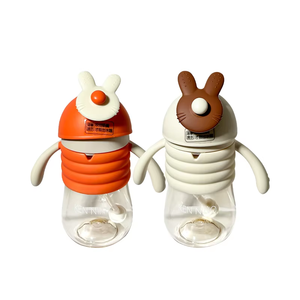 Bouteille d'eau pour bébé de haute qualité, mignonne, <span class=keywords><strong>anti</strong></span>-<span class=keywords><strong>fuite</strong></span>, <span class=keywords><strong>anti</strong></span>-chute, portable, avec poignée et paille - Product Image 5