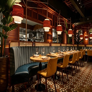 ร้านอาหารตกแต่งภายในแบบครบวงจร โชว์เฟอร์นิเจอร์ ออกแบบตกแต่งภายใน จัดแสดงสินค้าเชิงพาณิชย์ เคาน์เตอร์บาร์ ตกแต่งร้านค้า ปรับปรุงร้าน - Product Image 2