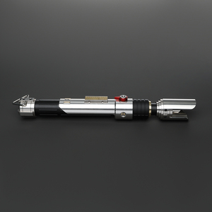 Sabre laser LGT Sabine Wren <span class=keywords><strong>Xeno</strong></span> V3, poignée argentée, 92 cm, lourd, lumières à changement de couleur infini, avec deux lames, pour unisexe - Product Image 5