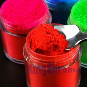 Poudre de colorant fluorescente de colorant de néon de force de teinture de bonne luminosité de couleur libre de métal lourd de - Product Image 2