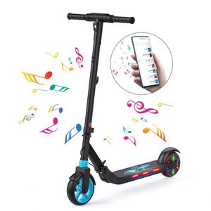 X10201 Patinete Eléctrico Plegable de 6.5 Pulgadas con Luz LED Intermitente, Altavoz de Música, Patinete Eléctrico para Niños - Product Image 1