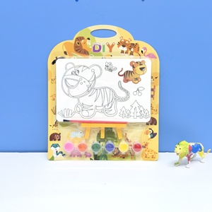 Ensemble de coloriage en papier pour enfants, parfait pour l'initiation à la peinture et au gribouillage, cadeau idéal pour la maternelle ; comprend des cartes à colorier, sans piles. - Product Image 4