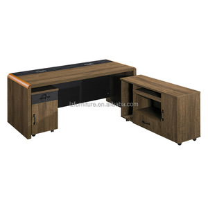 Meubles de bureau modernes en gros, bureau de direction en forme de L, bureau de patron de luxe - Product Image 6