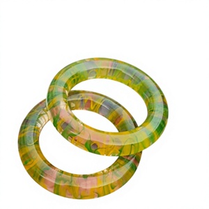 Pulseras de Resina Modernas de la Mejor Calidad, Brazaletes Acrílicos Coloridos para Mujer, Joyería Unisex, Accesorio de Moda para Boda - Product Image 4