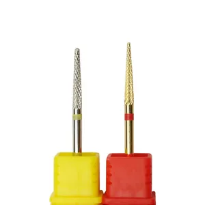 Gold Silver <b>Nail</b> Drill Bit Stainless Steel Burr Manicure Cutters Cuticle Clean <b>Nail</b> Drill Accessories Care Tools for Salon - Product Image 1
