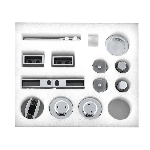 Stainless Steel Bathroom Fitting Hardware sets SUS AISI 304 316 for Glass