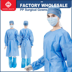 A buon mercato blu di livello <span class=keywords><strong>2</strong></span> Non tessuto monouso camice di isolamento medico SMS a prova di acqua impermeabile camici chirurgici fornitori - Product Image 2