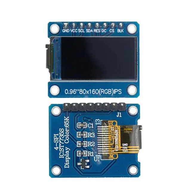 TFT Display 0.96/1.3/1.44/1.77/1.8/2.4/2.8 inch IPS 7P SPI HD 65K TFT Full Color LCD Module ST7735 Drive IC 80*160