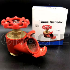 BaiChuan alta calidad 1,5 pulgadas 2,5 pulgadas tipo francés salida Vanned Incendie latón Válvula de aterrizaje oblicua Válvula de Manguera contra Incendios - Product Image 3