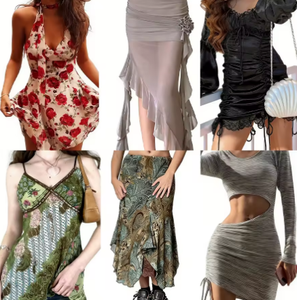 Collection de liquidation, robes décontractées élégantes pour femmes en polyester, styles aléatoires, vente en gros, livraison - Product Image 3