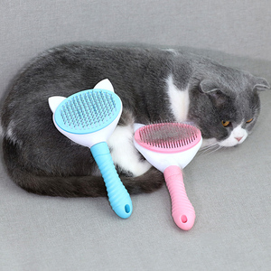 Mascota de un clic limpieza de <span class=keywords><strong>peine</strong></span> de fundido automático de cepillo de limpieza cepillo abierto barbero limpieza de la belleza - Product Image 5
