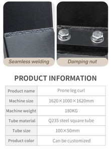 GYM Fitness Equipment Máquina de rizos de piernas propensas Pin Loaded Lying Down Leg <span class=keywords><strong>Curl</strong></span> Machine - Product Image 5