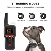 Colliers étanches rechargeables IP67 Collier de dressage électrique pour chien avec télécommande pour 2 chiens