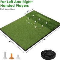 Tapis de golf de haute qualité pour practice / Tapis d'entraînement de golf / Tapis de frappe de golf 3D / Tapis de simulateur de golf