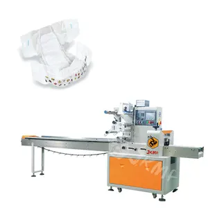 New Product Auto Pampers Diapers Packing Packaging Machine Nitrogen/Gas Filling 40-230 Bags/Min