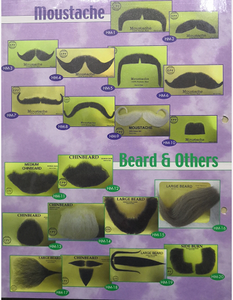 Novelties Halloween Human Cosplay Masquerade Party Handmade High Quality Costume False Pirate Beard <strong>Fake</strong> <strong>Moustache</strong> - Product Image 6