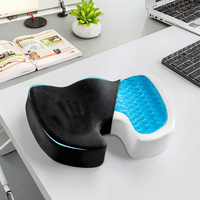 Vente Directe Usine Prix Bas Coussin Coccyx Orthopédique en Mousse à Mémoire de Forme avec Gel Intégré Antidérapant pour Chaise de Bureau et Voiture Vente en Gros