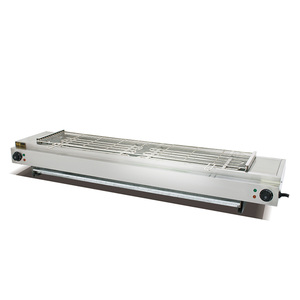 Forno Elettrico Commerciale da Tavolo Senza Fumo per Panetteria con Doppio Controllo della Temperatura e Timer, 9000W, Argento - Product Image 4