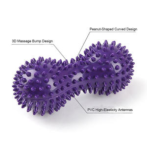 Palla massaggiante spinosa in PVC resistente per fitness, yoga e pilates, colore personalizzabile, per massaggio muscolare caldo e freddo, per rilassare i muscoli - Product Image 5