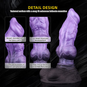 YOCY Büyük Fantezi <span class=keywords><strong>Dildo</strong></span>, Düğümlü Fantezi Ejderha <span class=keywords><strong>Dildo</strong></span> 9.7 İnç Silikon Canavar Kalın Seks Oyuncakları Dropshipping Kurt Köpek <span class=keywords><strong>Dildo</strong></span> - Product Image 5