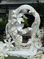 Décoration de mariage populaire M-22, grande taille, fleurs géantes, grandes fleurs mobiles, décoration d'exposition