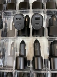 Carga súper rápida 2,0 <span class=keywords><strong>cargador</strong></span> de coche de doble puerto tipo C cable 45W PD USB C <span class=keywords><strong>cargador</strong></span> de coche para <span class=keywords><strong>Samsung</strong></span> S23 Ultra S22 <span class=keywords><strong>S21</strong></span> <span class=keywords><strong>FE</strong></span> - Product Image 2