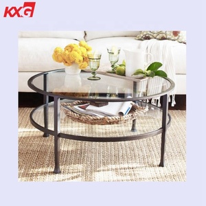 Dessus de table en verre trempé personnalisé moins cher Bureau Sécurité Bâtiment Verre Table à manger Verre - Product Image 1