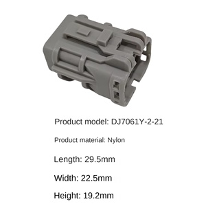 Connecteur automobile DJ7061Y-2-21, prise de feu arrière grise 5MG610335-5 pour camion lourd et moto avec conducteur en nylon - Product Image 6