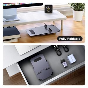 Soporte de Aluminio para Tablet UGREEN, Base Giratoria de 360°, Soporte de Escritorio Ajustable Multiángulo, Compatible con <span class=keywords><strong>iPad</strong></span> Pro/Air/<span class=keywords><strong>Mini</strong></span> - Product Image 6