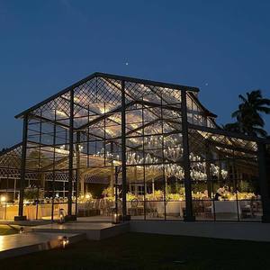 Tente de réception de luxe pour 500 personnes, grande tente d'atrium transparente en aluminium et PVC pour événements commerciaux, mariages et autres occasions en extérieur - Product Image 6