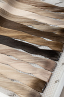 Extensions de cheveux naturels à double trame invisible Genius Weft, couleur Balayage, style européen, très demandées en 2026
