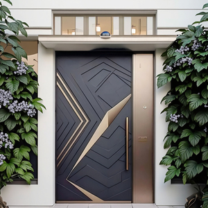 Zs Tùy Chỉnh Thiết Kế Hiện Đại Kỹ Thuật Số Thông Minh Mật Khẩu Ổ Khóa Khu Dân Cư Biệt Thự Nhà Sang Trọng Lối Vào Phía Trước Nhập Pivot Cửa - Product Image 4