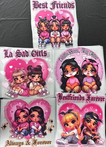 Stiker <span class=keywords><strong>Transfer</strong></span> Panas DTF Berkualitas Tinggi Desain <span class=keywords><strong>Transfer</strong></span> DTF Siap Disetrika untuk Pakaian - Product Image 5